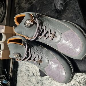 Men's Gray Mauri Low-Top Sneakers